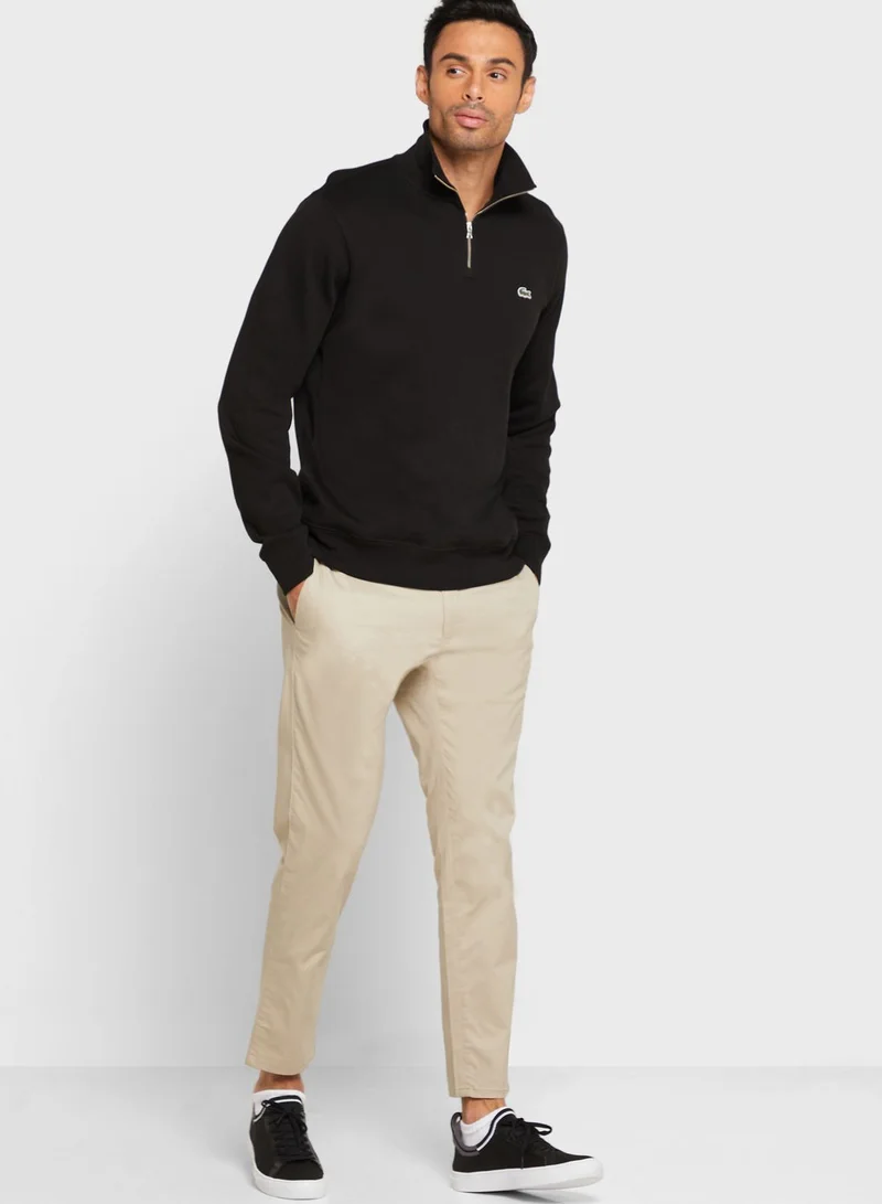 LACOSTE Half Split Sweatshirt