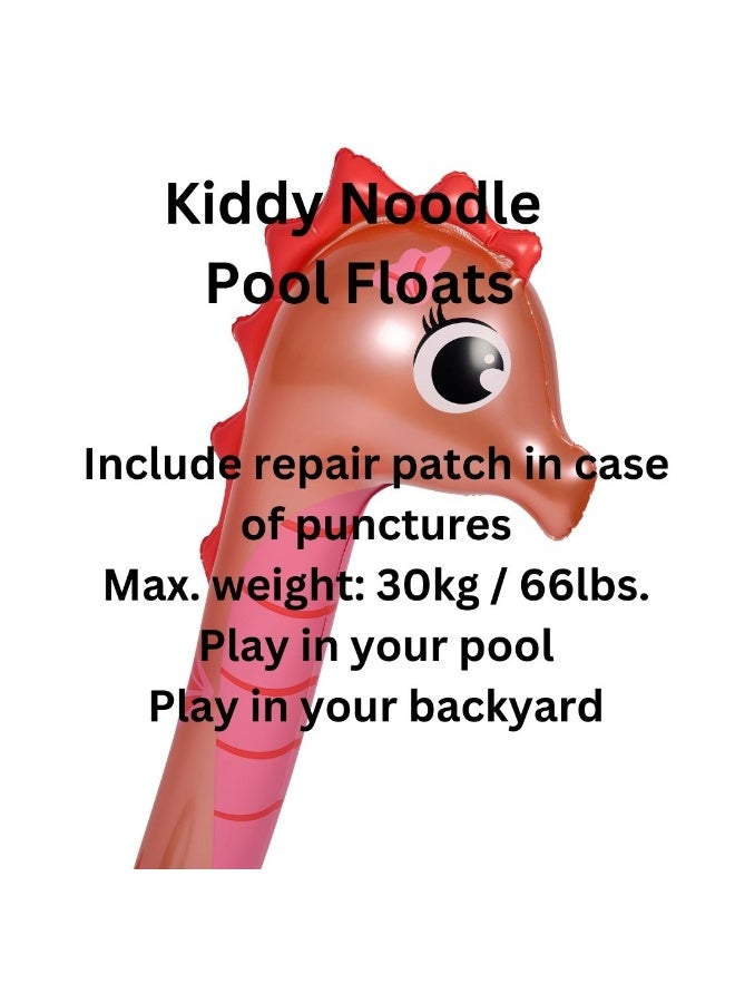 Trishi Coconut Grove Kiddy Pool Noodle Floater for Kids – Lightweight Swimming Noodle Float, Water Fun Toy for Beach & Pool, Safe Floating Support for Children  Ella the Seahorse - Image 3
