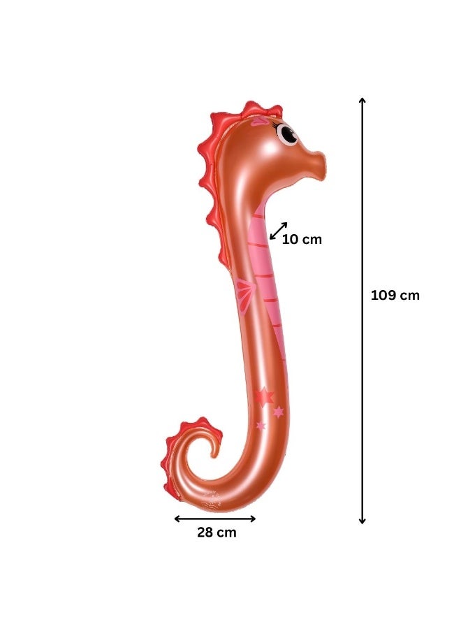Trishi Coconut Grove Kiddy Pool Noodle Floater for Kids – Lightweight Swimming Noodle Float, Water Fun Toy for Beach & Pool, Safe Floating Support for Children  Ella the Seahorse - Image 4