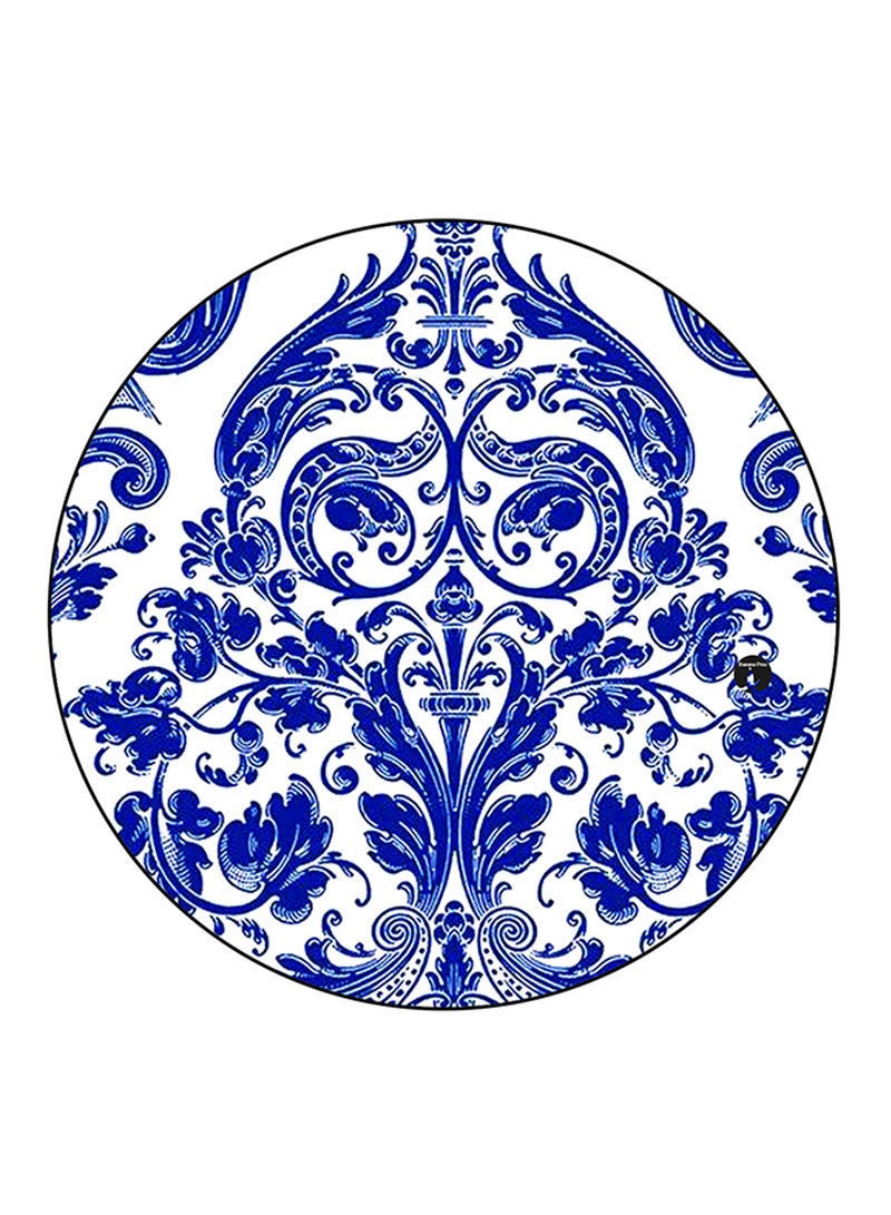 RKN Art Printed Mouse Pad  Round  Multicolour