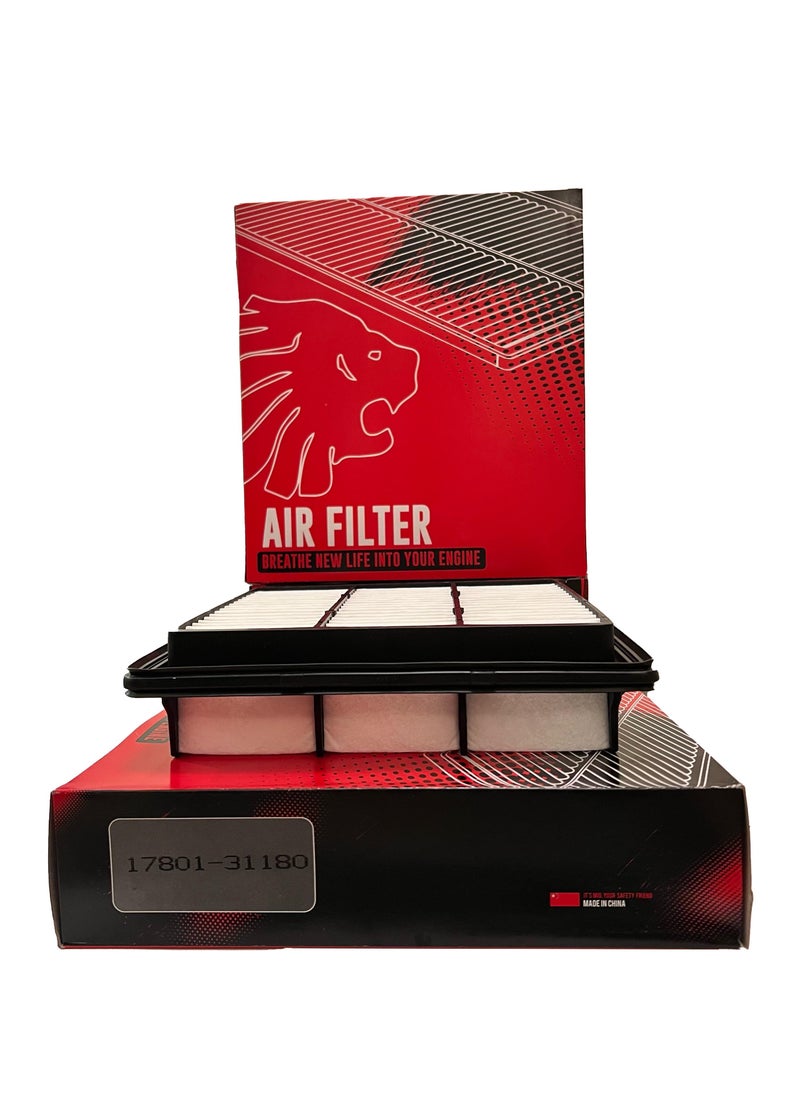 MIG YOUR SAFETY FRIEND 17801-31180 MIG AIR FILTER COMPATIBLE TO USE FOR Land Cruiser 2019-2022 