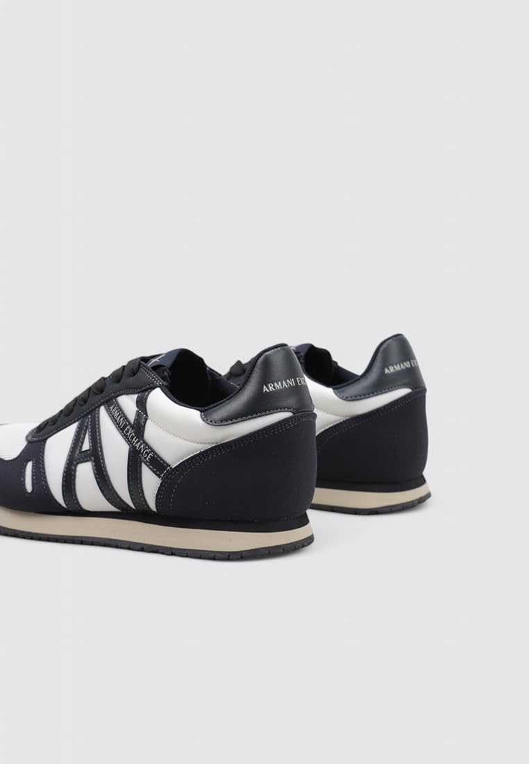 Armani Exchange Men's Retro Rio Trainer Sneakers, Dark Navy, 9 - Image 5
