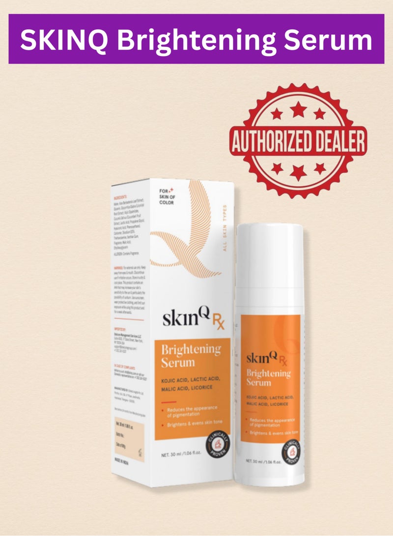 SkinQ Brightening Face Elixir – Licorice & Lactic Acid Formula | Exfoliates, Evens Tone & Repairs Sun-Damaged Skin | 30ml Unisex Serum -Registered dealer in UAE - Image 1