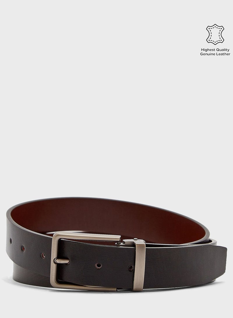 Robert Wood Genuine Leather Formal Belt - Image 1