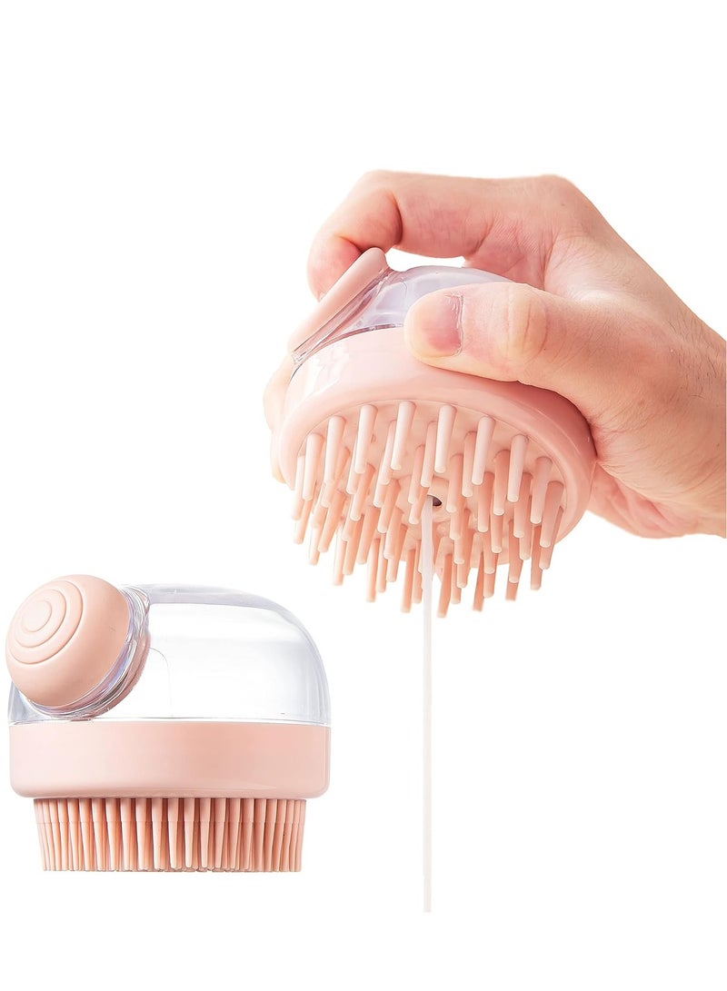 منظف مريح لفروة الرأس، منظف فروة الرأس، جهاز تدليك الرأس لغسل الشعر والجسم، منظف رائع للجسم من السيليكون للاستخدام في الحمام للرجال والنساء والأطفال - Image 1