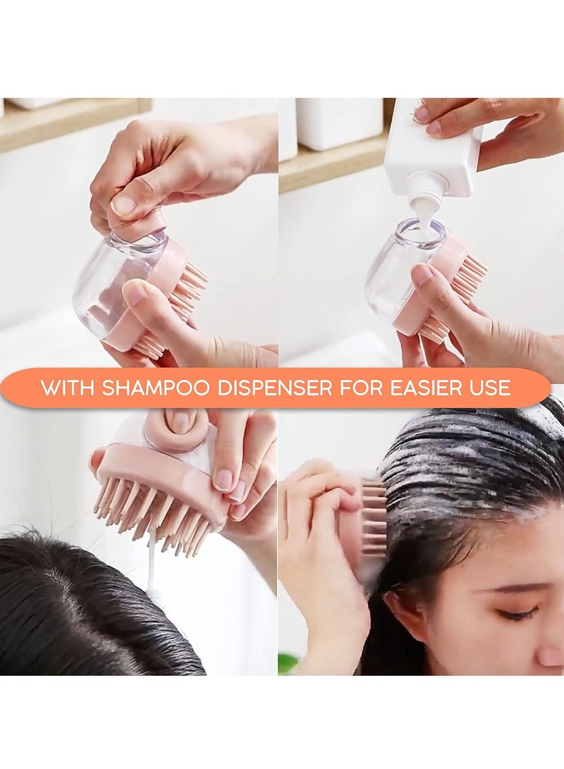 منظف مريح لفروة الرأس، منظف فروة الرأس، جهاز تدليك الرأس لغسل الشعر والجسم، منظف رائع للجسم من السيليكون للاستخدام في الحمام للرجال والنساء والأطفال - Image 5