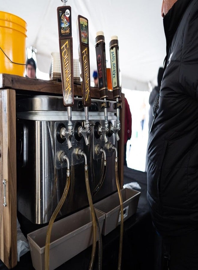 Coldbreak أنبوب توصيل بيرة كولدبريك جوكي بوكس - وصلة مشروبات بطول 6 أقدام مع وصلات طرفية من الفولاذ المقاوم للصدأ - وصلة طرفية منحنية بزاوية 90 درجة في أحد طرفيها، تناسب أنابيب جوكي بوكس القياسية وأنابيب سانكي - 5/16 بوصة - Image 3