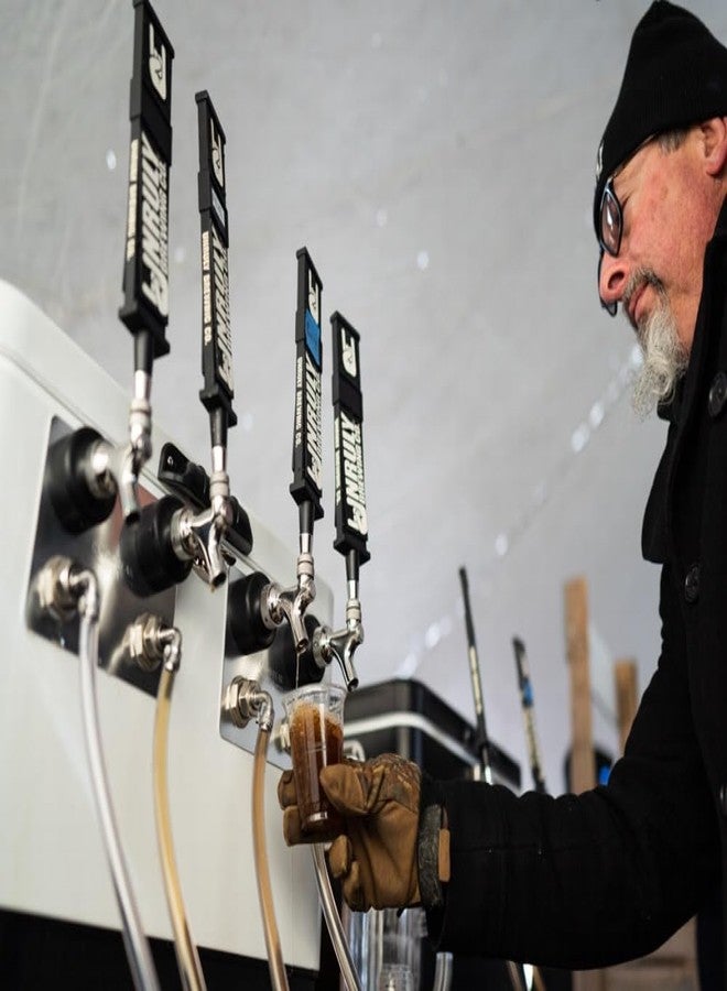 Coldbreak أنبوب توصيل بيرة كولدبريك جوكي بوكس - وصلة مشروبات بطول 6 أقدام مع وصلات طرفية من الفولاذ المقاوم للصدأ - وصلة طرفية منحنية بزاوية 90 درجة في أحد طرفيها، تناسب أنابيب جوكي بوكس القياسية وأنابيب سانكي - 5/16 بوصة - Image 5