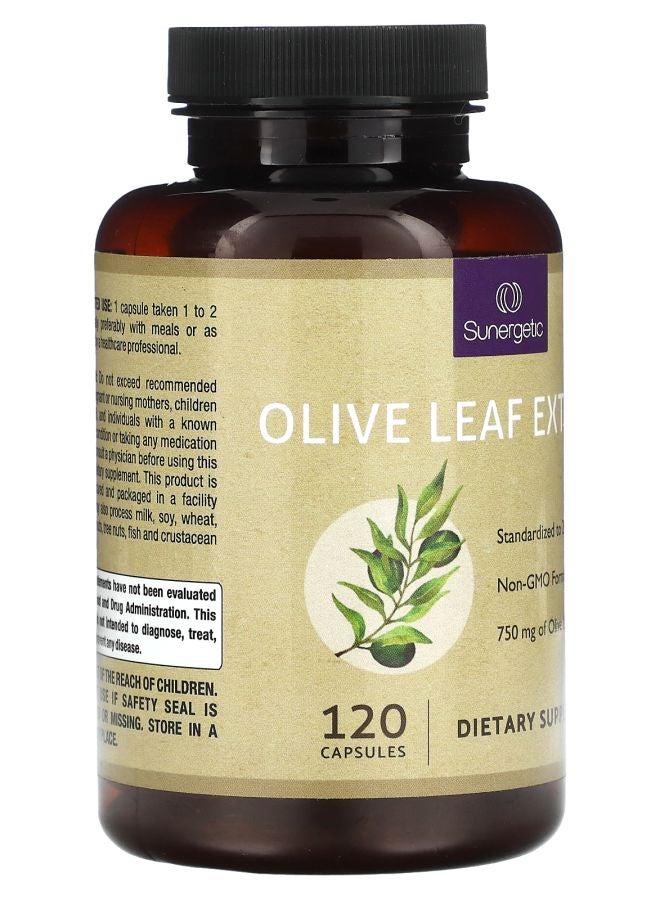 Sunergetic مستخلص أوراق الزيتون 750 ملغ 120 كبسولة - Image 2