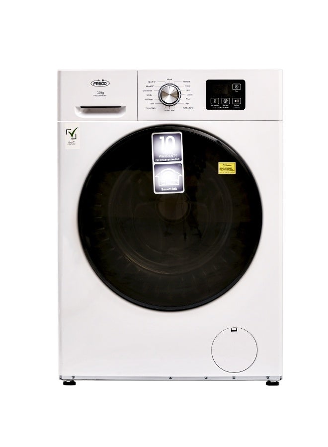 Frego 10 Kg Fully Automatic Front Load Washing Machine | Wifi Enabled | 10 Yr Warranty on Inverter Motor - Image 1