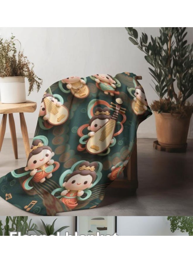 general Flannel thin blanket (warm and comfortable, suitable for sleep, gaming, dust removal and sandproof) 150cm*200cm - 856 - Image 3