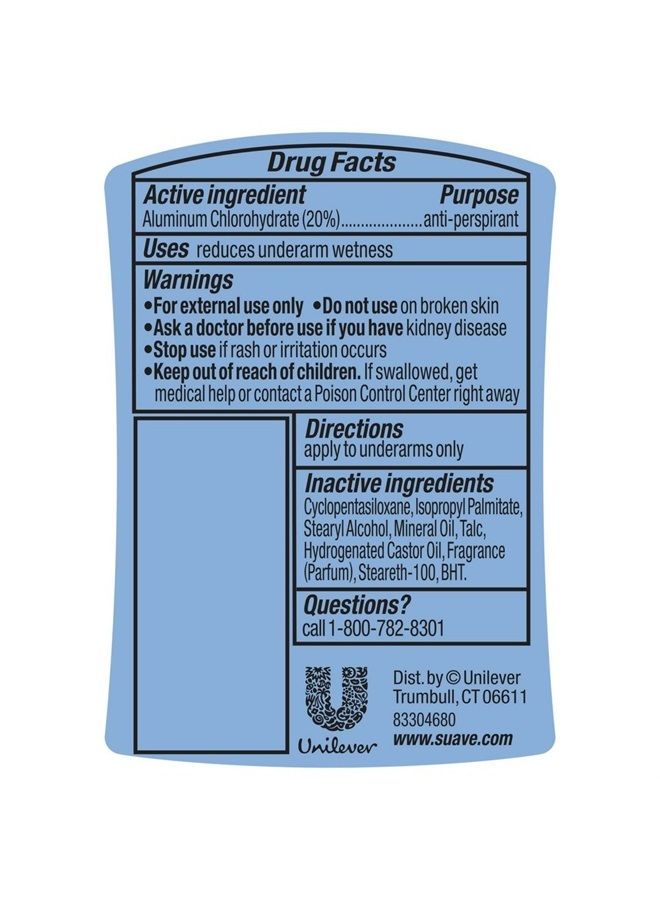 Suave Invis Sld Baby Size 2.6z Suave Powder Invisible Solid Deodorant 2.6oz - Image 2