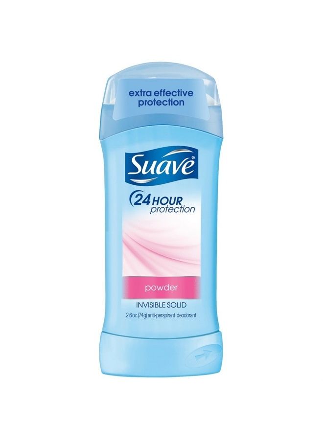 Suave Invis Sld Baby Size 2.6z Suave Powder Invisible Solid Deodorant 2.6oz - Image 1