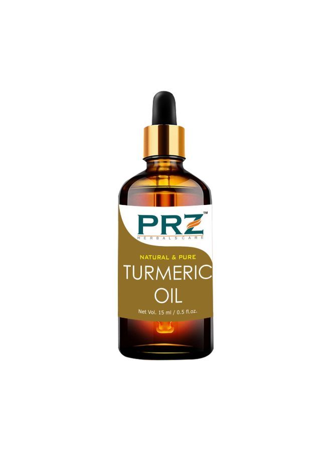 PRZ Turmeric Essential Oil - Pure Natural & Therapeutic Grade Oil For Aromatherapy Body Massage, Skin Care & Hair Care, 15 Ml  - Image 2