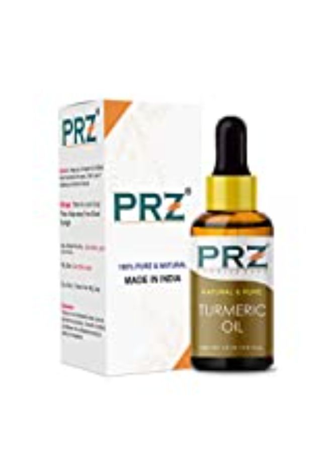 PRZ Turmeric Essential Oil - Pure Natural & Therapeutic Grade Oil For Aromatherapy Body Massage, Skin Care & Hair Care, 15 Ml  - Image 3