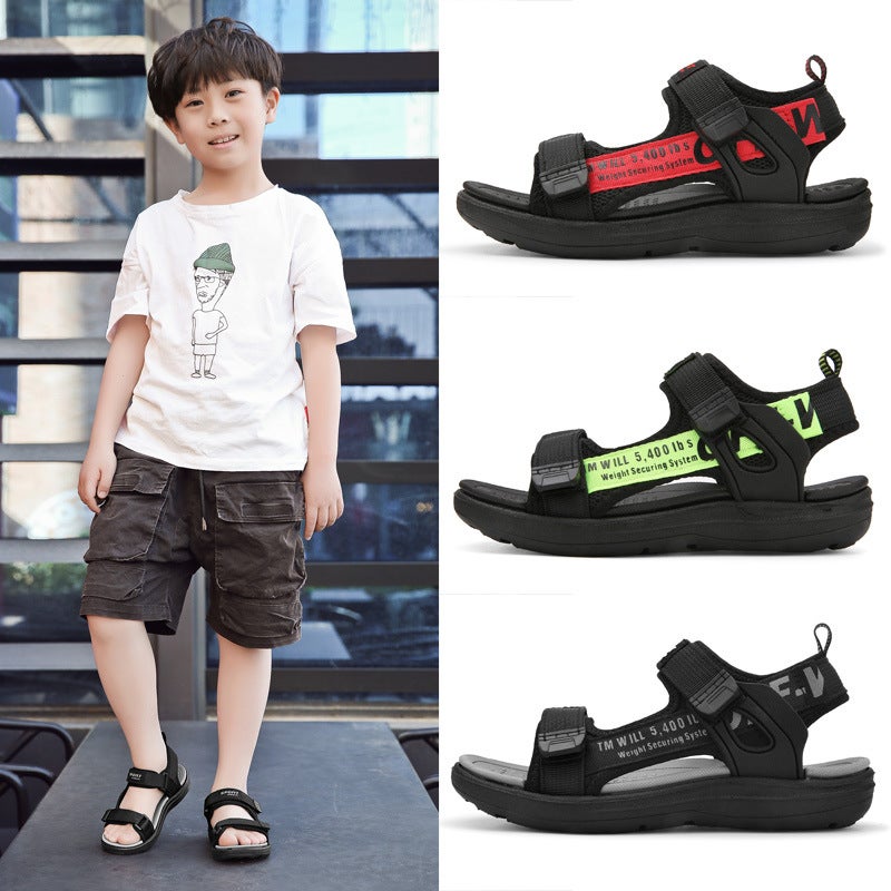 Strict Selection Of Solid Children'S Sandals Summer Boys Sandals Large Children Soft Bottom Boys Beach Shoes Brand Shoes Size 41 - Image 2