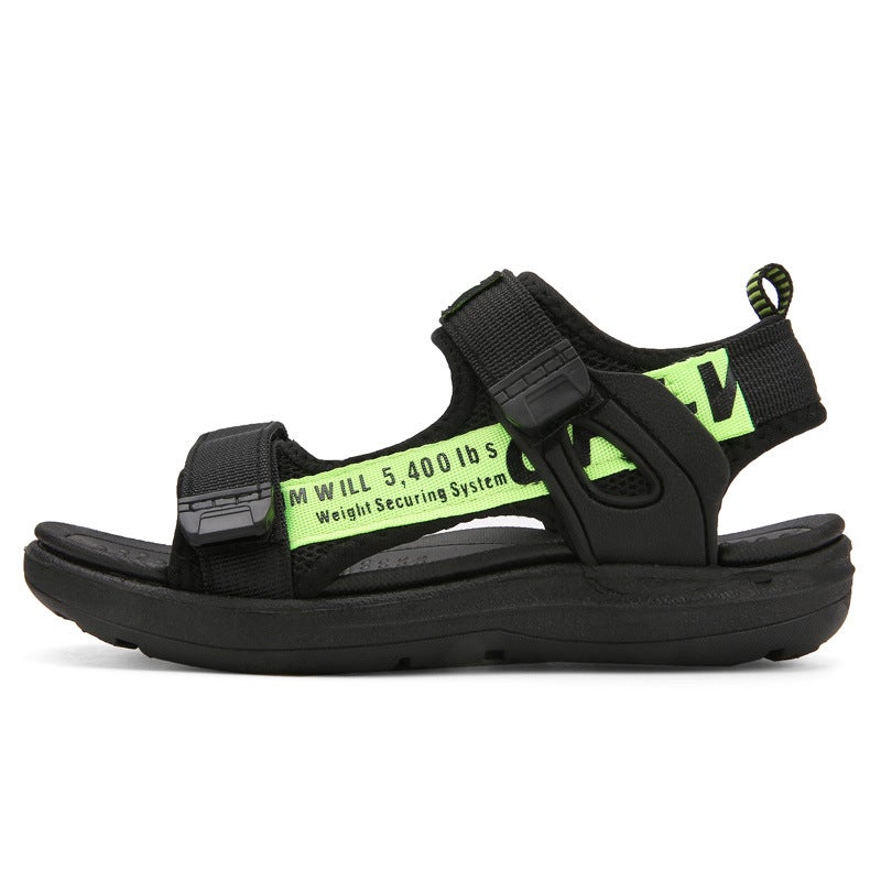 Strict Selection Of Solid Children'S Sandals Summer Boys Sandals Large Children Soft Bottom Boys Beach Shoes Brand Shoes Size 41 - Image 1