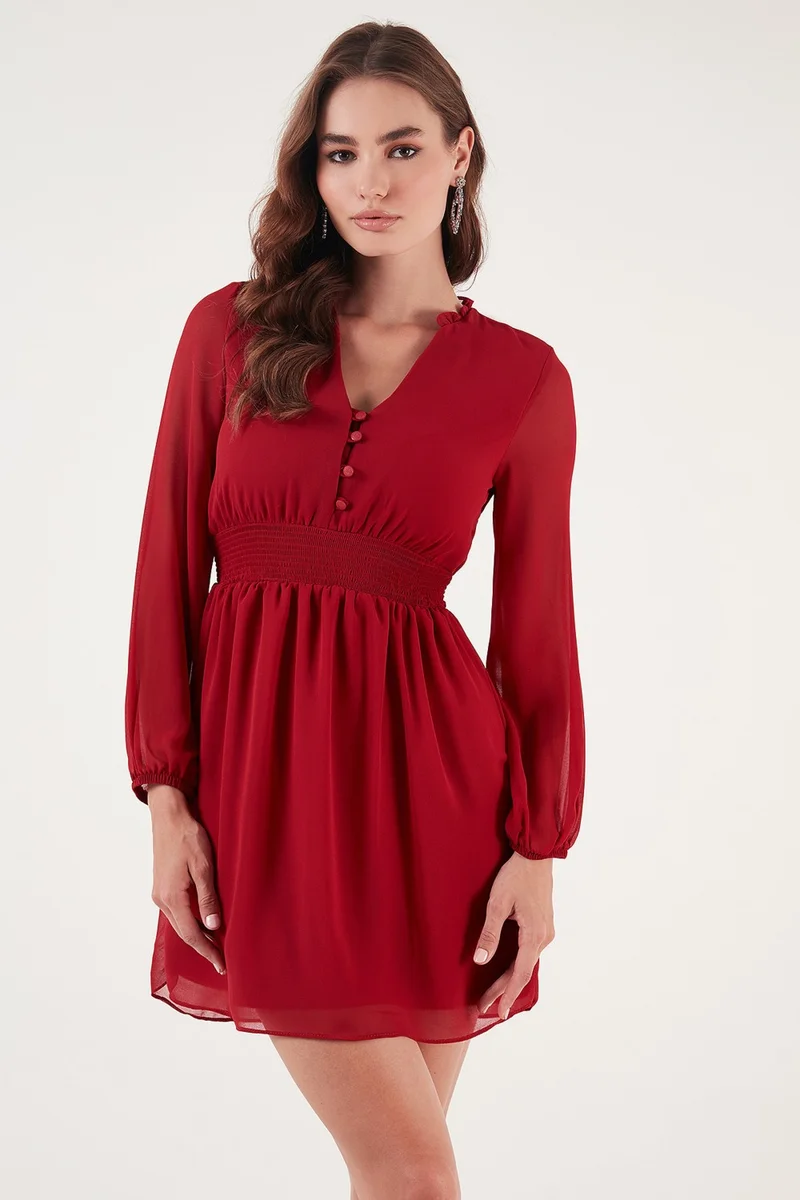 Lela Chiffon Empire Dress