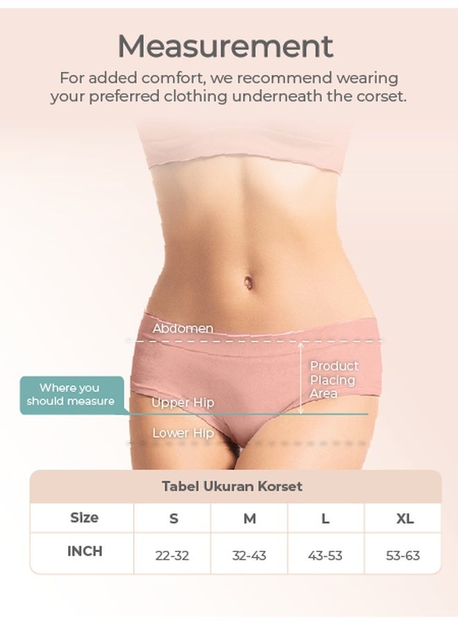 MOOIMOM Bamboo Postpartum Belly Band - Black - L - Image 2