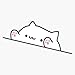 eDesign Bongo Cat Sticker Decal Bumper Sticker 5 inches - Image 2