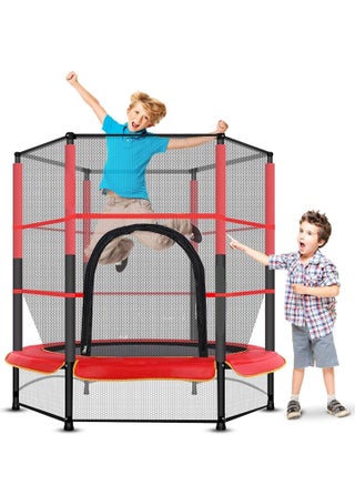 Trampoline for Kids, Indoor & Outdoor Small Toddler Trampoline with Basketball Hoop, Safety Enclosure, Trampoline with Net Baby Trampoline Toys - pzsku/ZA6BEF6508FCAD00A370BZ/45/_/1721554025/c98c0135-d9ff-4864-bf20-28ebec9a8a4f