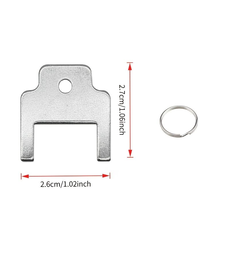 Stainless Steel Silvery 3 Pack Paper Towel Dispenser Replacement Keys Fits Various Models - Image 3