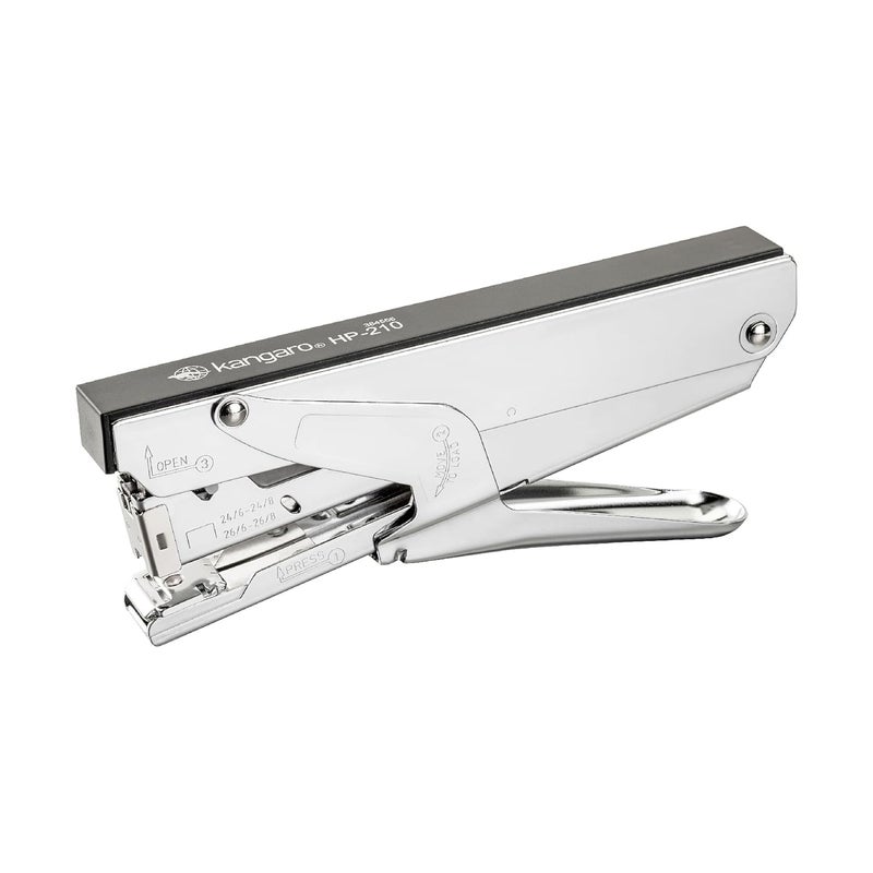 Munix Stainless Steel Scissors - GL-2185 Large Size for Home & Office Use | Kangaro HP-210 Metal Stapler & Durable | 24/6 Staple Heavy Duty Steel Wire 2000 | Quick Loading Mechanism | Pack of 3 - Image 2