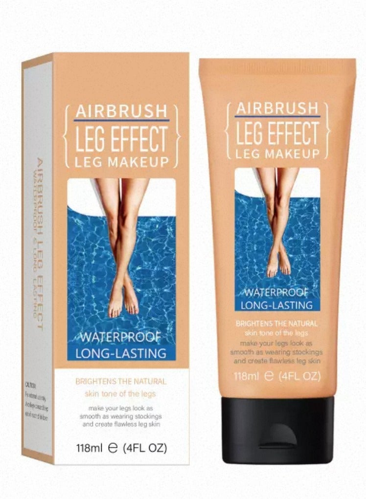 Leg Makeup Waterproof No Transfer, Leg Cover up Makeup Long Lasting Body Foundation(MEDIUM GLOW) - Image 1
