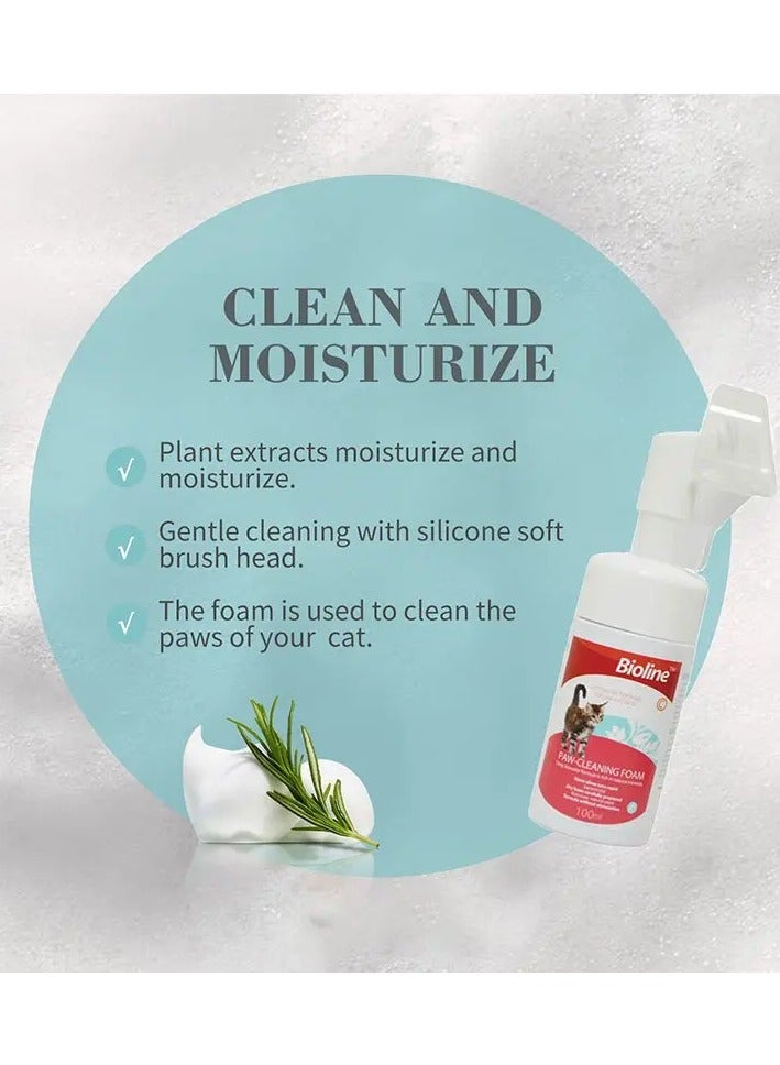 Bioline  Paw Cleaning Foam(Cat/Dog)Volume: 100ml - Image 3