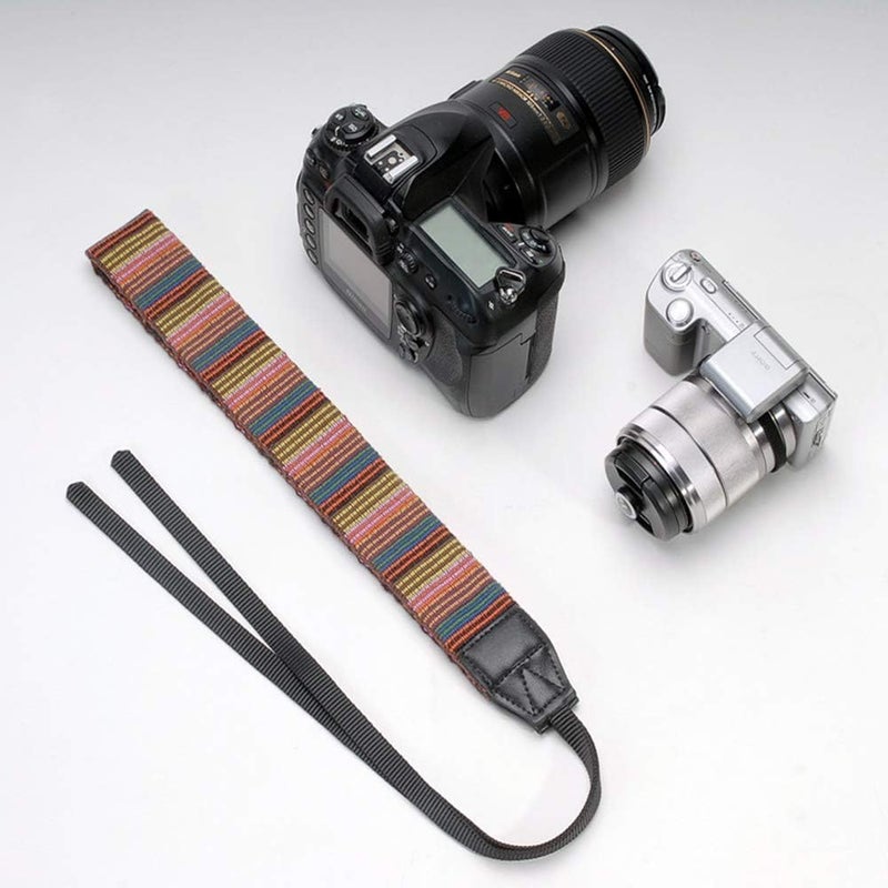 VectByte Camera Strap Vintage Camera Neck Strap for Compact Digital Camera, Mirrorless Camera, Small DSLR Camera, Instant Camera.(Multicolor) - Image 3