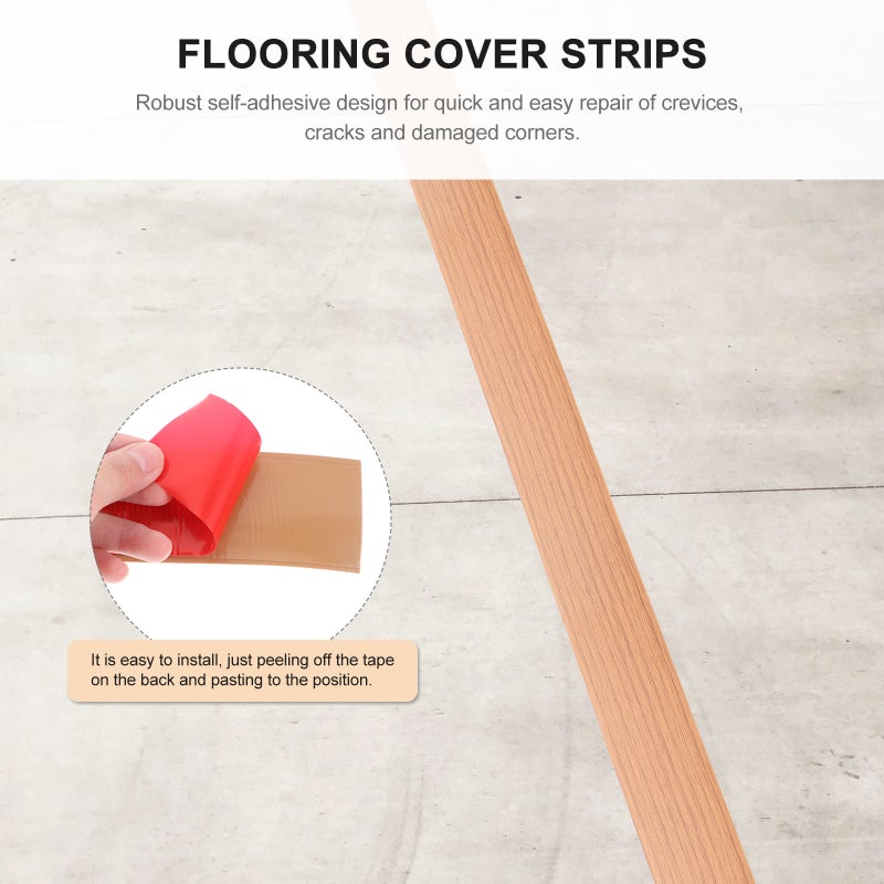 Floor Trimming Strips Self Adhesive Threshold Transitions Strips Universal Decorative Trim - Image 4