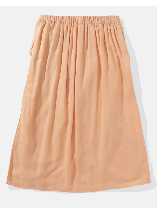 American Eagle High Waist Wrap Skirt