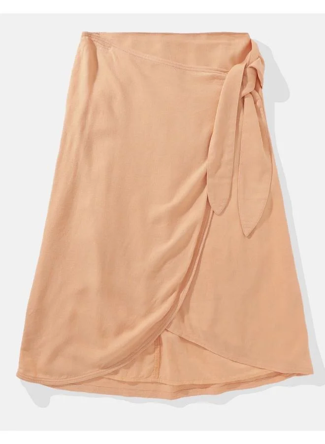 American Eagle High Waist Wrap Skirt