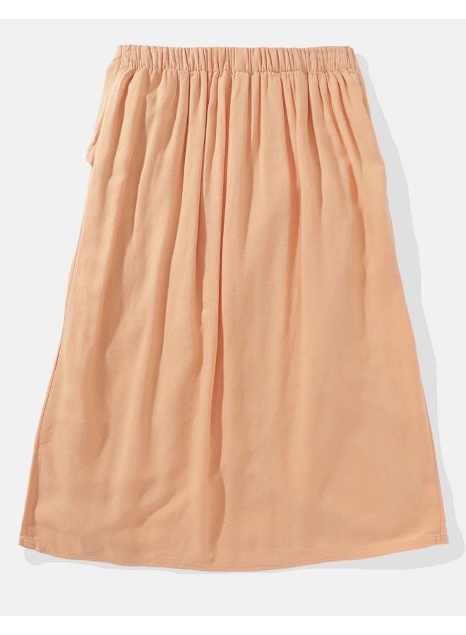 American Eagle High Waist Wrap Skirt - Image 2