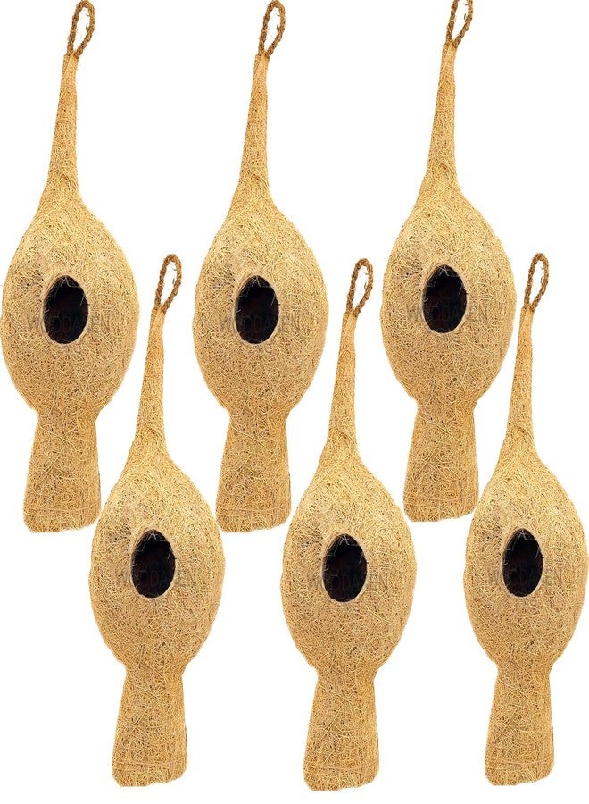 LIVEONCE DUKAN Bird NEST USE with Hanging Hooks U CAN Place Anywhere Pack of 6 Bird House - Image 1