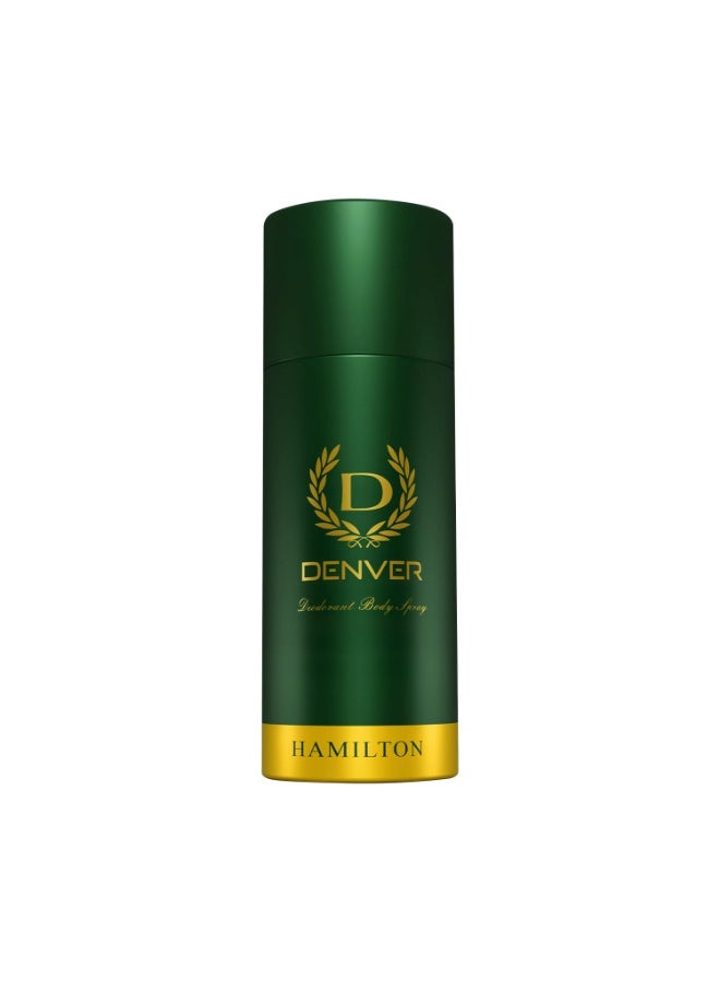 DENVER Hamilton Deodorant 150 ML | Long Lasting Deodorant Body Spray For Men - Image 1