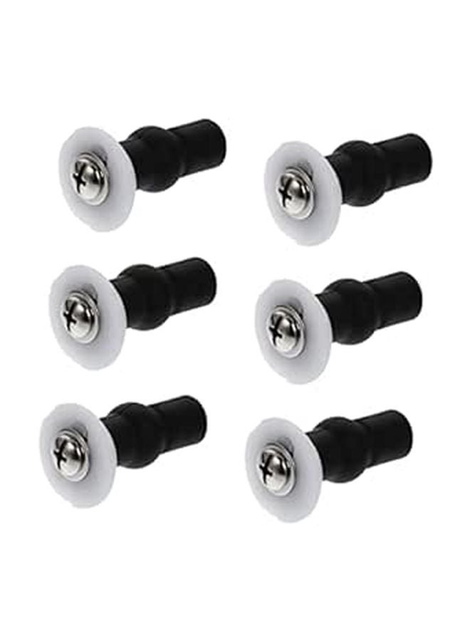 Brass Toilet Seat Screw Kit 6 Pieces Easy To Install Bolts - Image 1