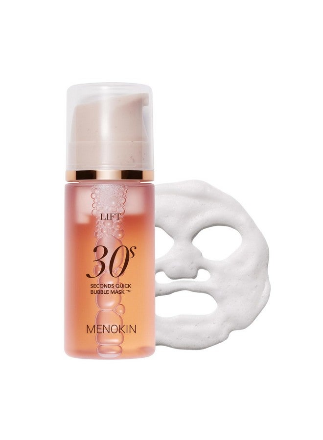 MENOKIN 30 Seconds Bubble Serum Mask [No wait, Simply rubbing the bubble into your skin, finish the facial mask][LIFT] Collagen & Niacinamide Mask, Radiance-boosting 3.21 fl.oz - Image 1