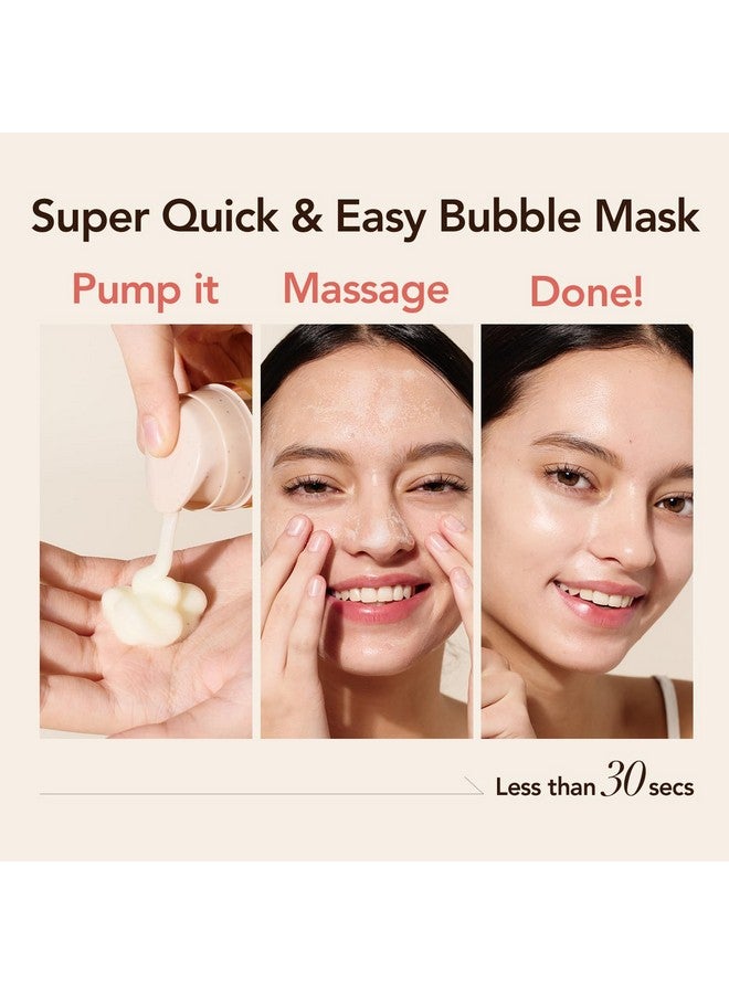 MENOKIN 30 Seconds Bubble Serum Mask [No wait, Simply rubbing the bubble into your skin, finish the facial mask][LIFT] Collagen & Niacinamide Mask, Radiance-boosting 3.21 fl.oz - Image 4