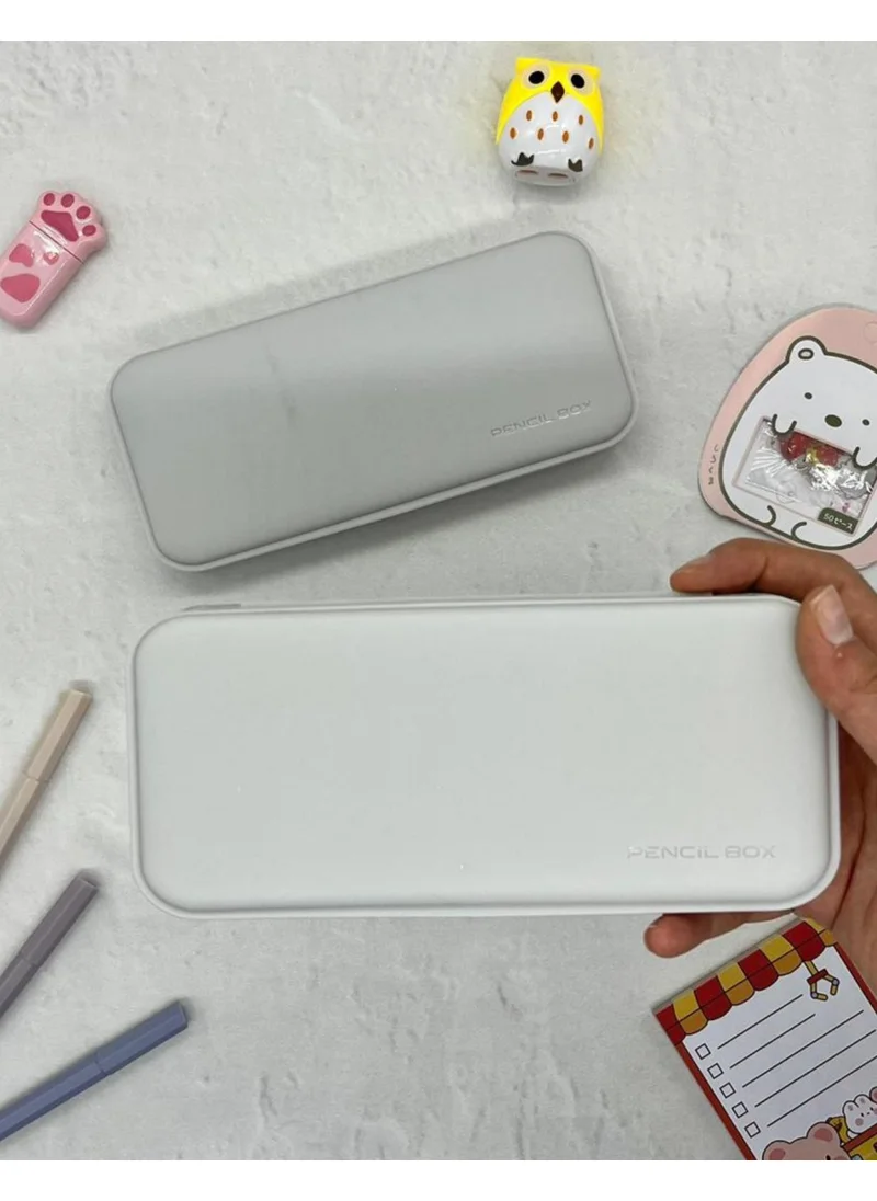 Kağıt Gemi Dükkan Paper Ship Shop Hard Cover Gray Pencil Box / Bag / Pencil Box / Organizer