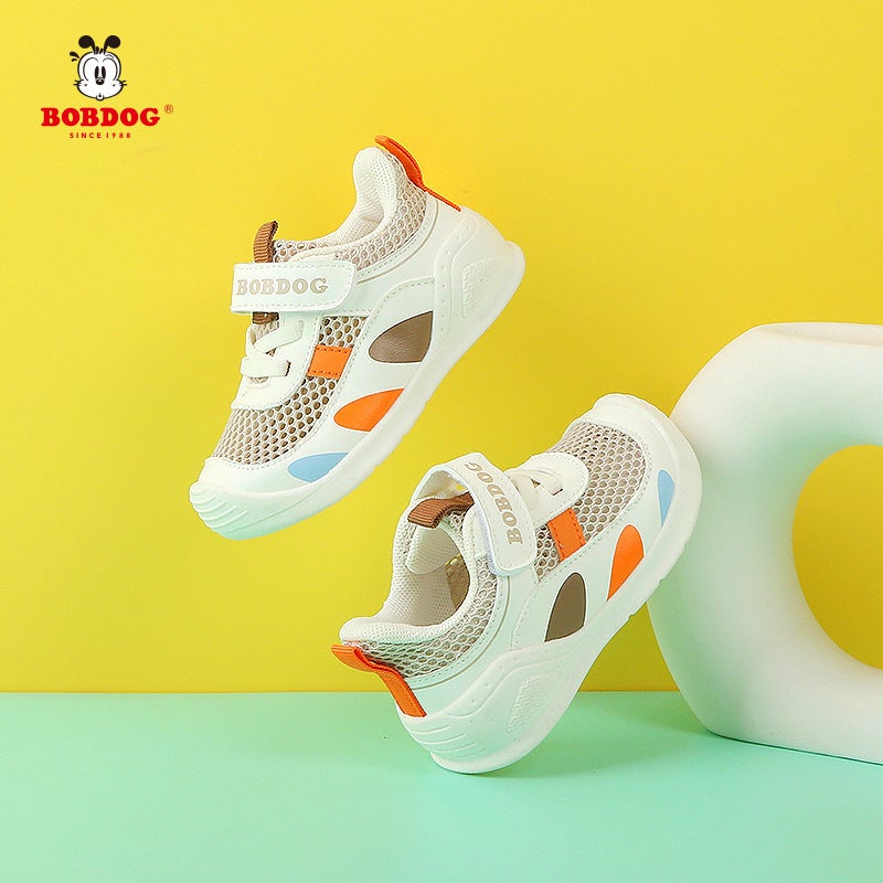 Babu Bean Boys Sandals Summer Children'S Single Mesh Breathable Toddler Shoes Women'S Soft Sole Functional Mesh Shoes - Image 3