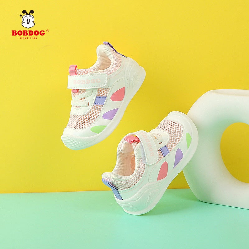 Babu Bean Boys Sandals Summer Children'S Single Mesh Breathable Toddler Shoes Women'S Soft Sole Functional Mesh Shoes - Image 4