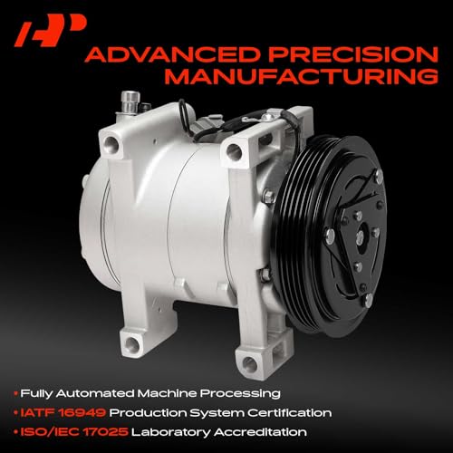 A-Premium A/C Compressor with Clutch Compatible with Subaru Forester 1998-2000 2.5L, Impreza 1993-2001 1.8L 2.2L 2.5L, CR14 Style, 4 Grooves - Image 3