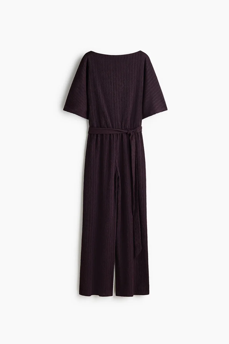 H&M Textured jersey jumpsuit