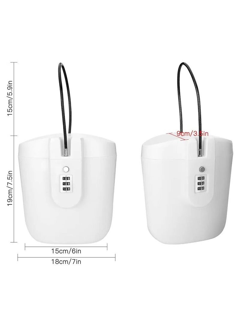 Portable Anti-Theft Lock Box, Portable Security Lock Bag Mobile Travel Safe & Beach Safe With Numbers Lock For Beach Camping Travel Sports Shopping  - Image 5