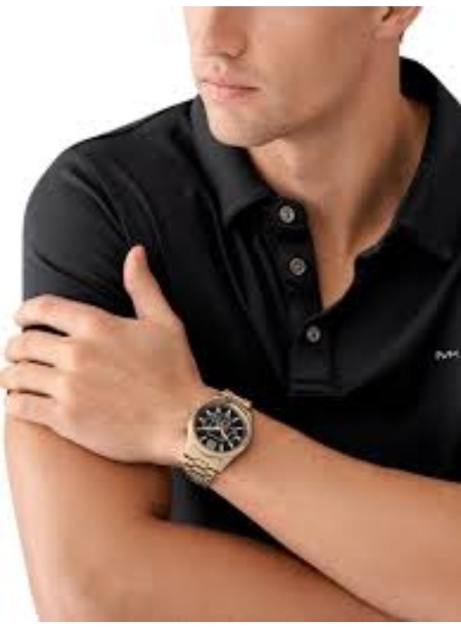 مايكل كورس ساعة مايكل كورس ليكستون الذهبية كرونوغراف MK9155 - Image 5