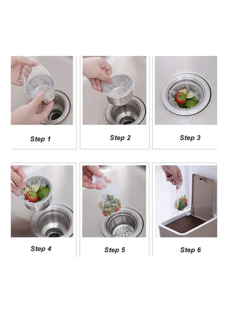Strainer Filter Bags for Sink Drain For Collecting Kitchen Food Waste Leftover Garbage - Image 3