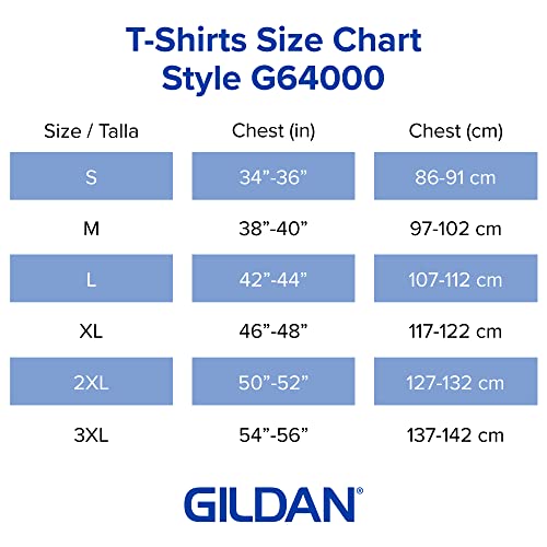 Gildan Adult Softstyle Cotton T-Shirt, Style G64000, Multipack, Dark Heather (2-Pack), Small - Image 5