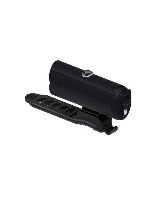 LEZYNE Classic Drive XL 700+ Bicycle USB-C Rechargeable IPX7 White LED Front Light w/Multiple Solid & Flash Modes | Integrated Versatile Strap Mount Compatible with Handlebars, 700 Lumens, Satin Black - Image 3