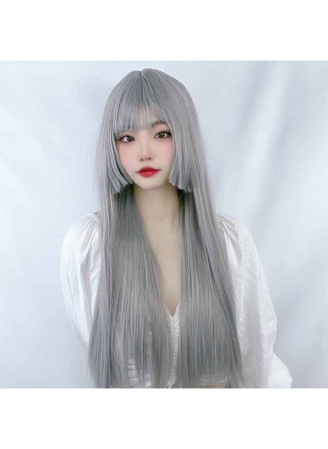 NIBEMINENT - Natural Long Hair Wig - Japanese JK Princess Style - Image 1